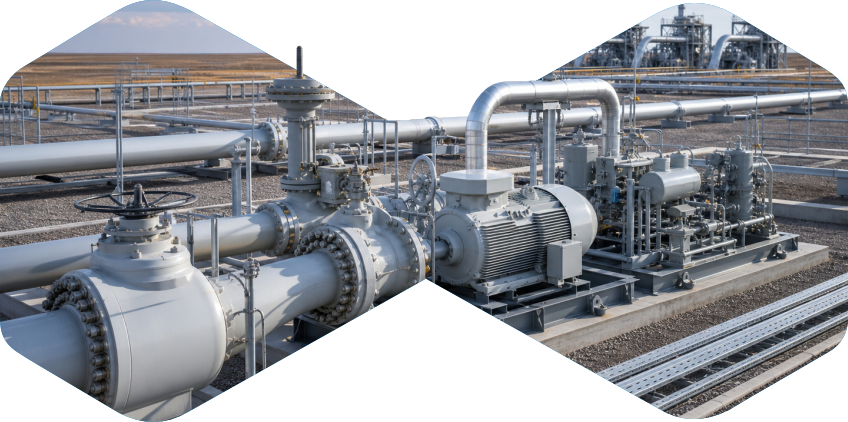 Pipeline and oil transportation infrastructure equipment